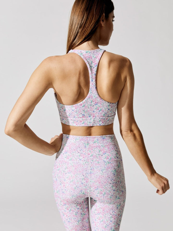 Ditsy Floral Cut Out Sports Bra & Leggings Set