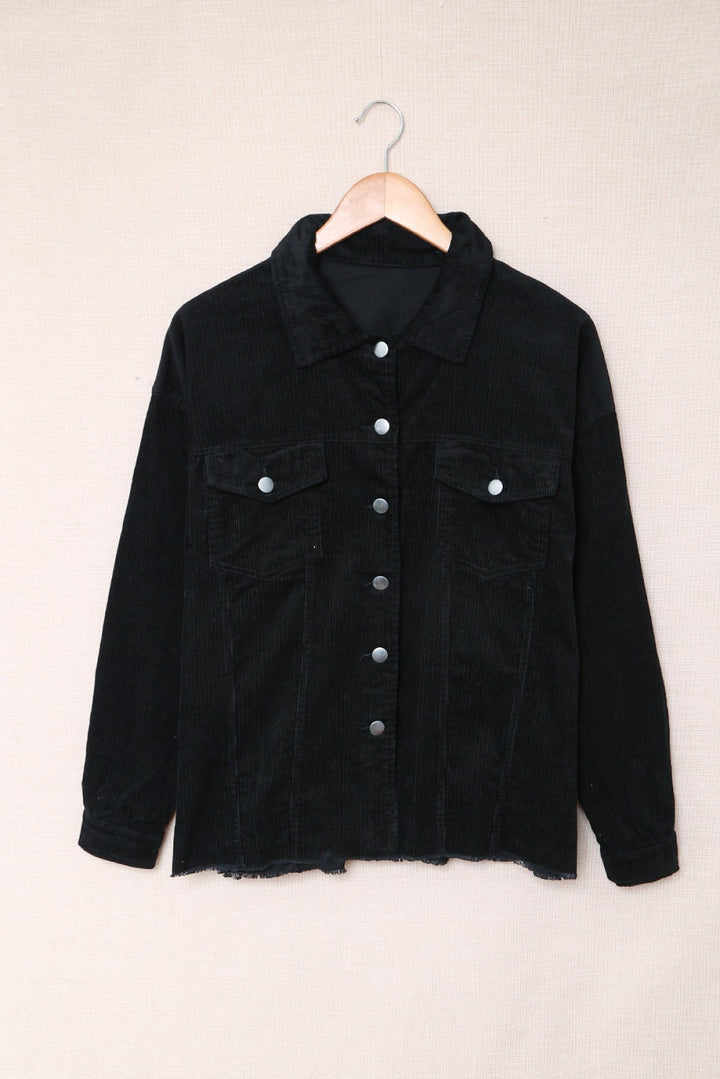 Corduroy Buttoned Jacket