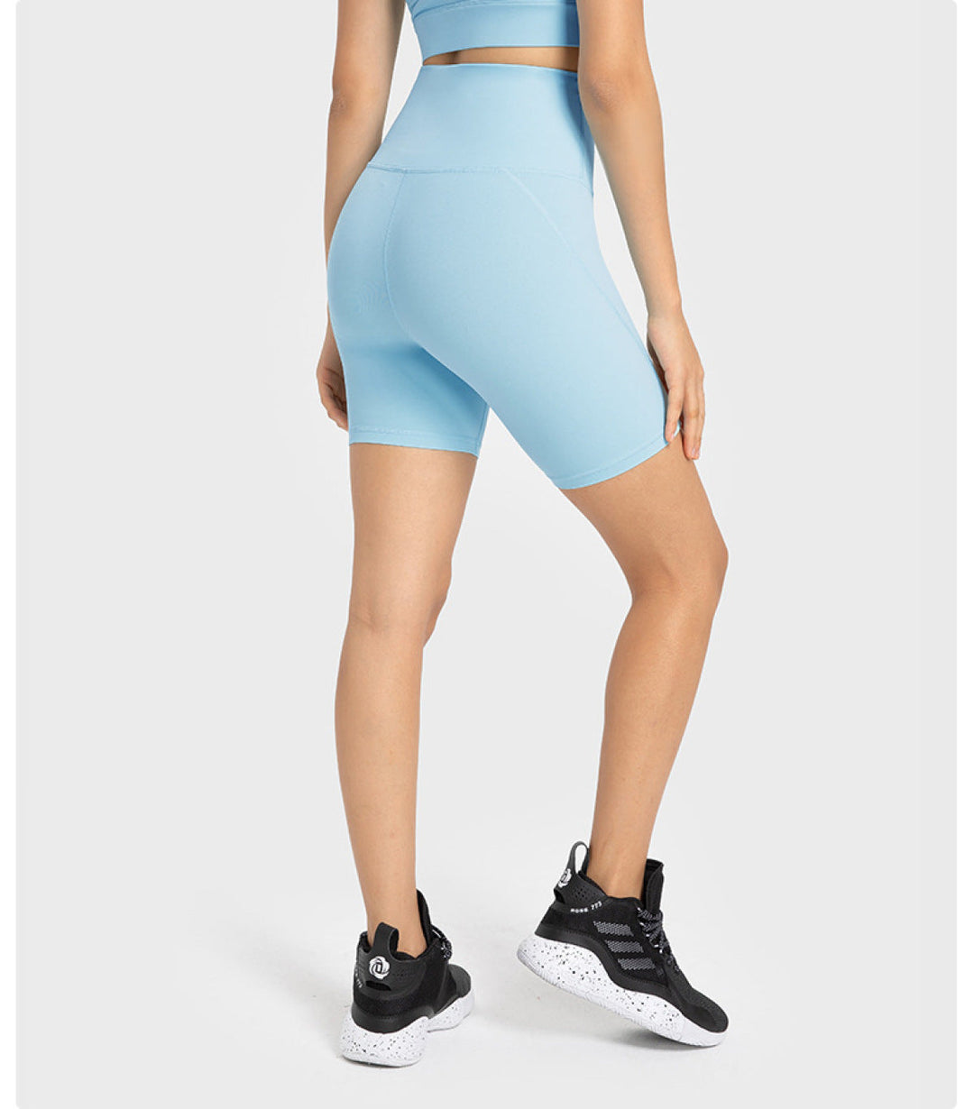 High Waist Butt-Lifting Bike Shorts - Sports Wear