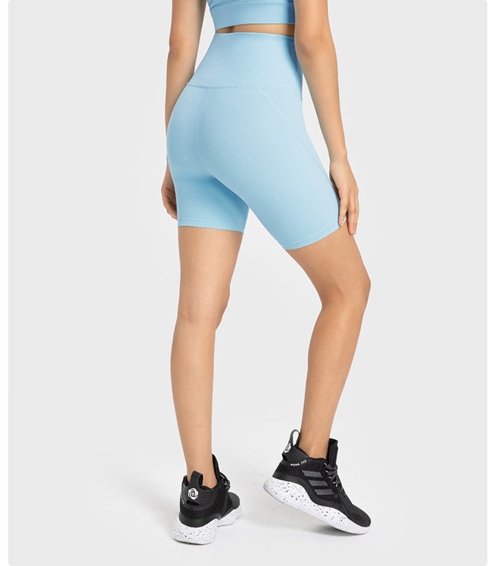 High Waist Butt-Lifting Bike Shorts - Sports Wear