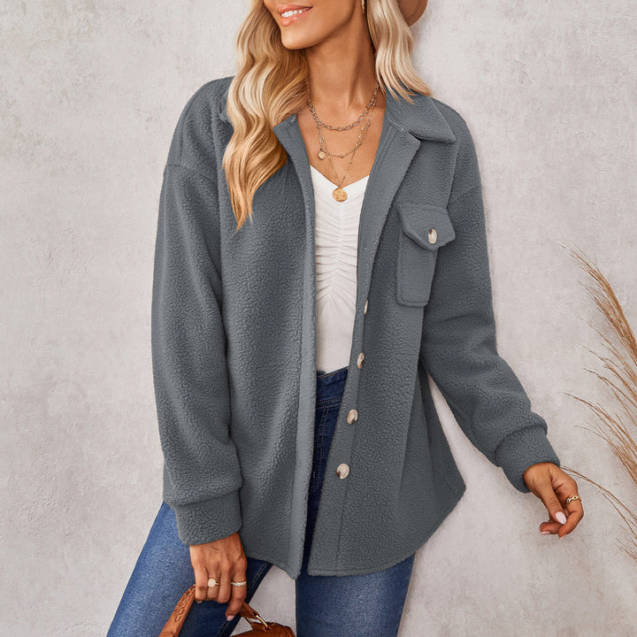 Collared Sherpa Fleece Jacket