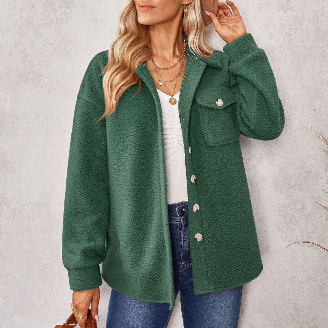 Collared Sherpa Fleece Jacket