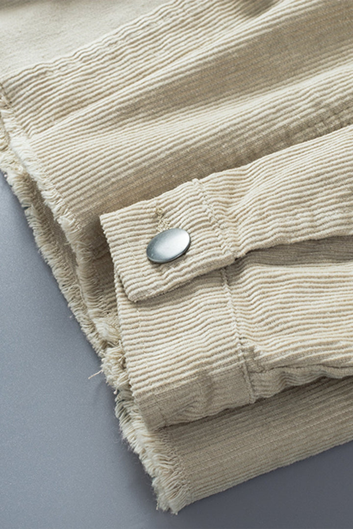 Corduroy Buttoned Jacket