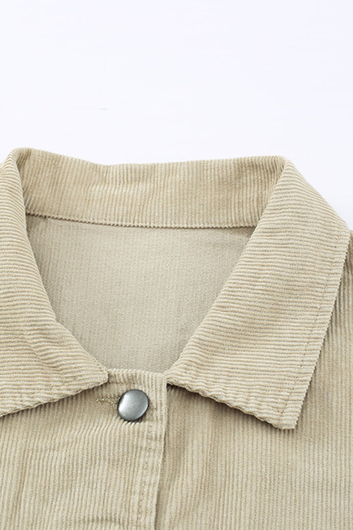 Corduroy Buttoned Jacket