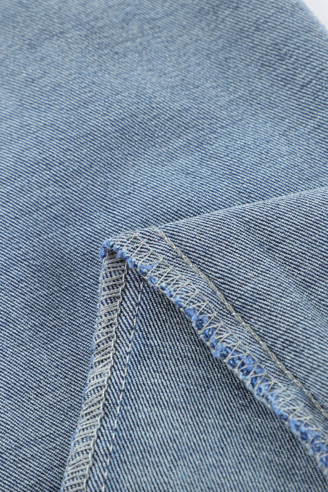 Blue Ripped High Waist Skinny Jeans