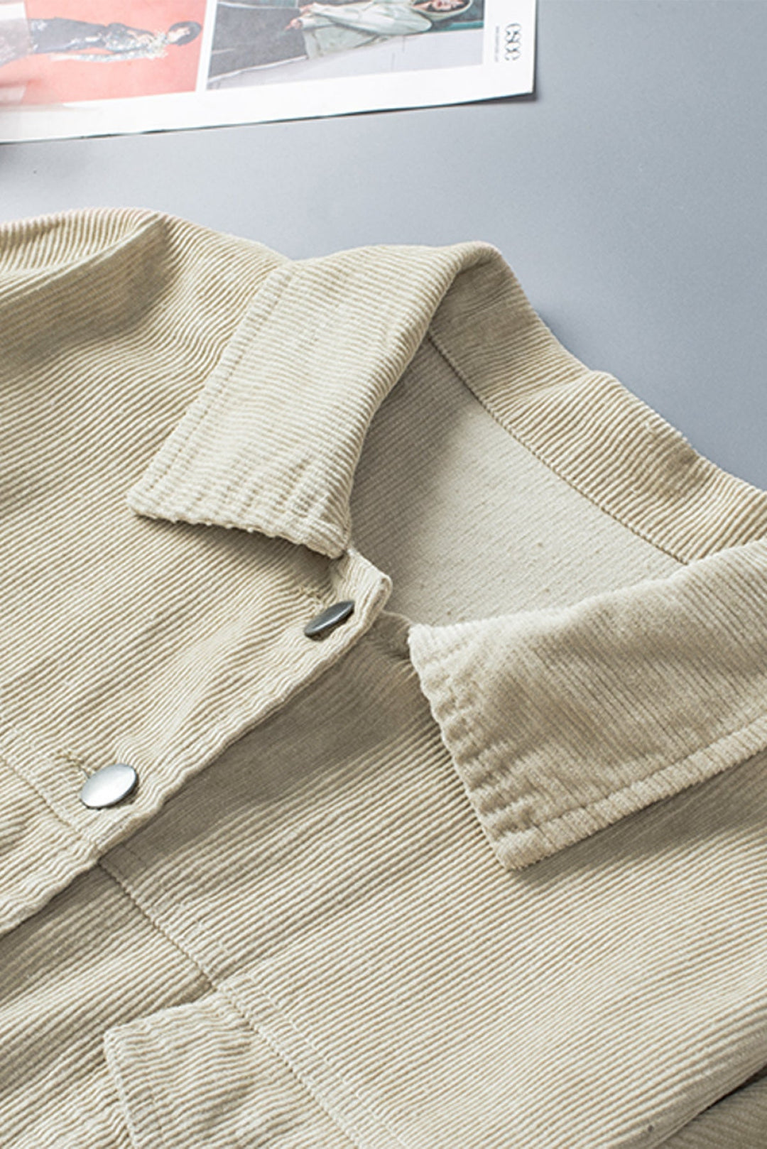Corduroy Buttoned Jacket