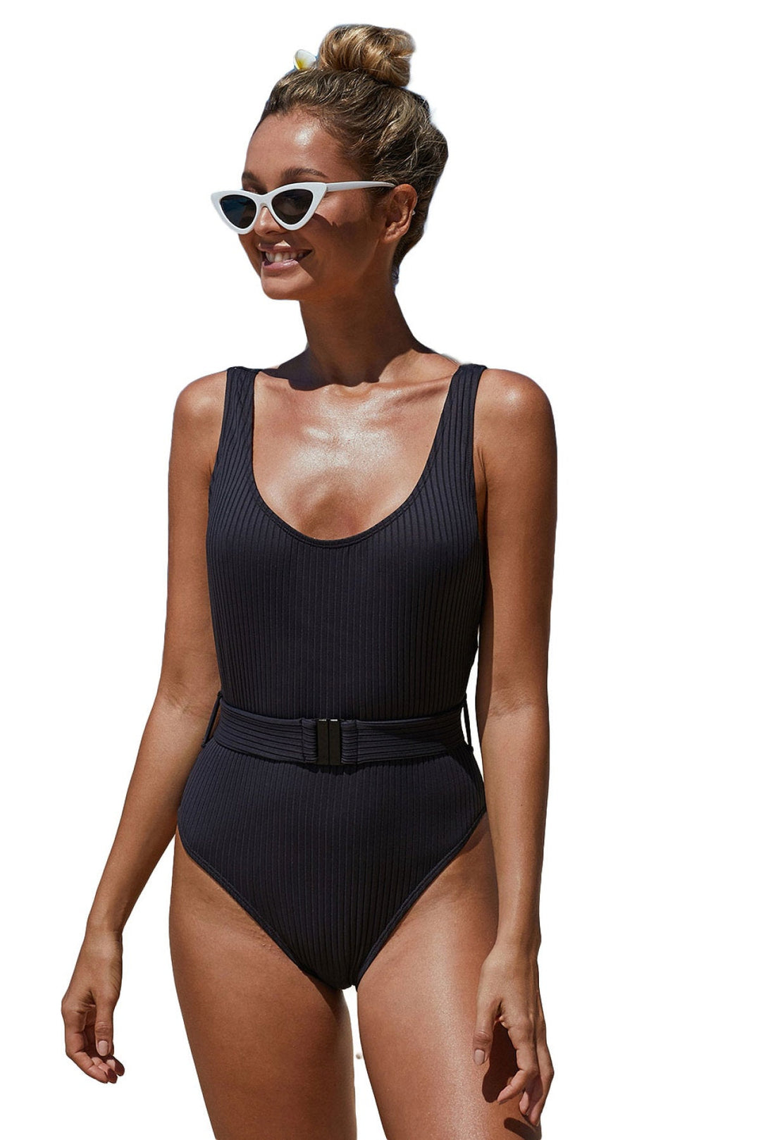 Ribbed One-piece Swimsuit