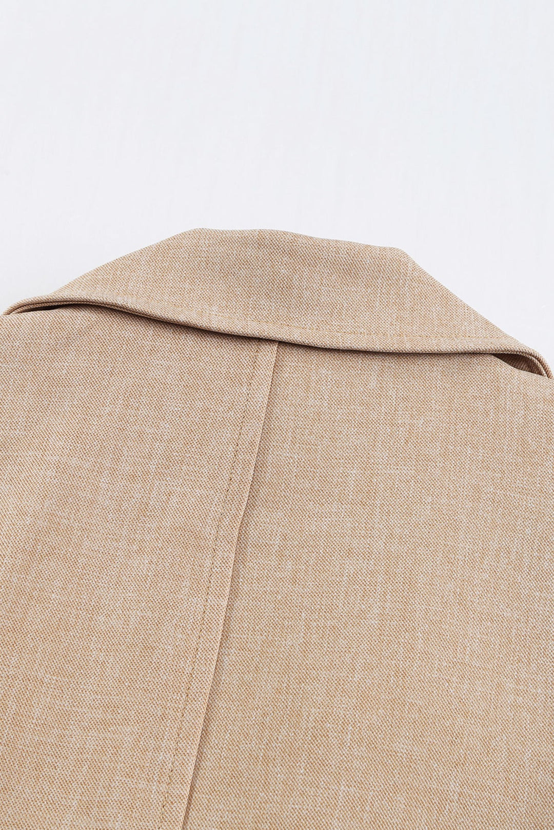 Buttoned Lapel Collar Blazer