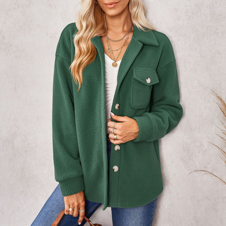 Collared Sherpa Fleece Jacket