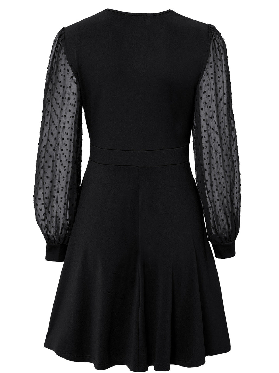 Swiss Dot Dress - Mini Dress