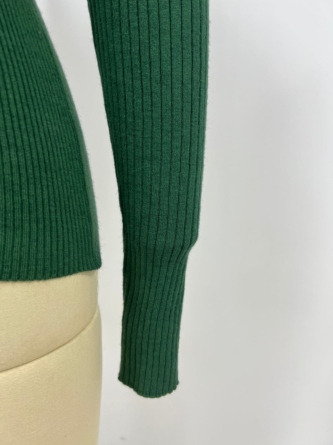 Round Neck Puff Sleeve Sweater