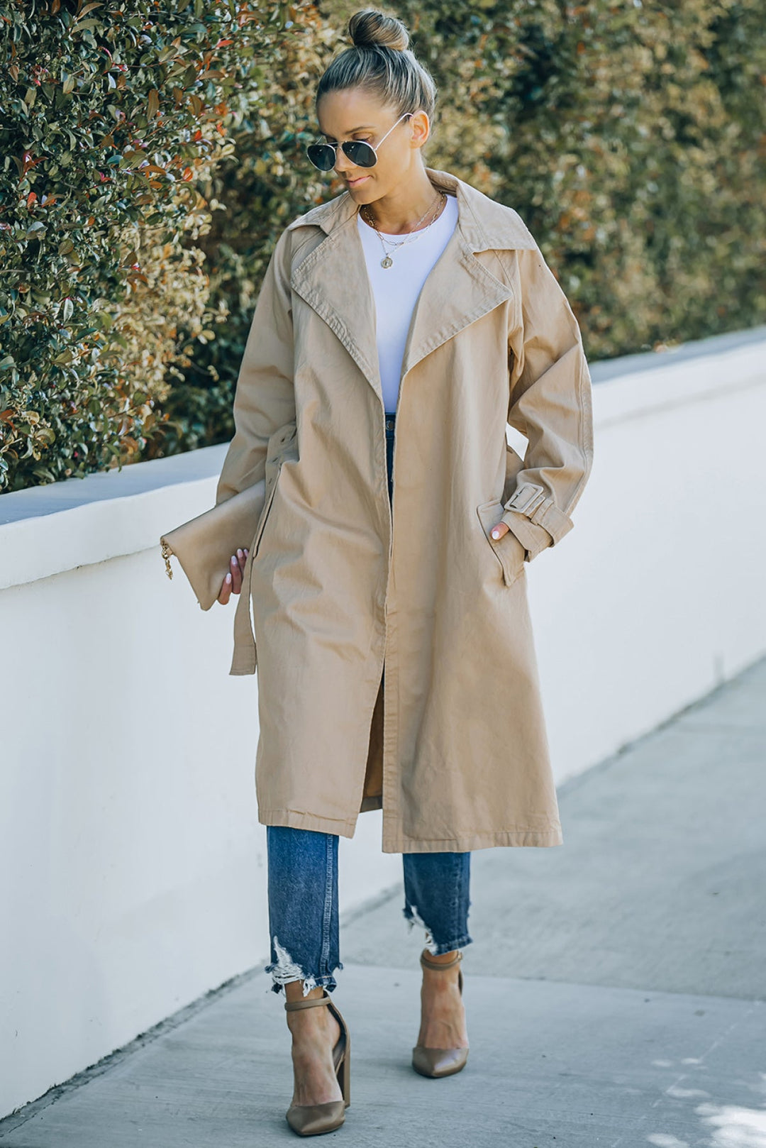 Runway Long Trench Coat