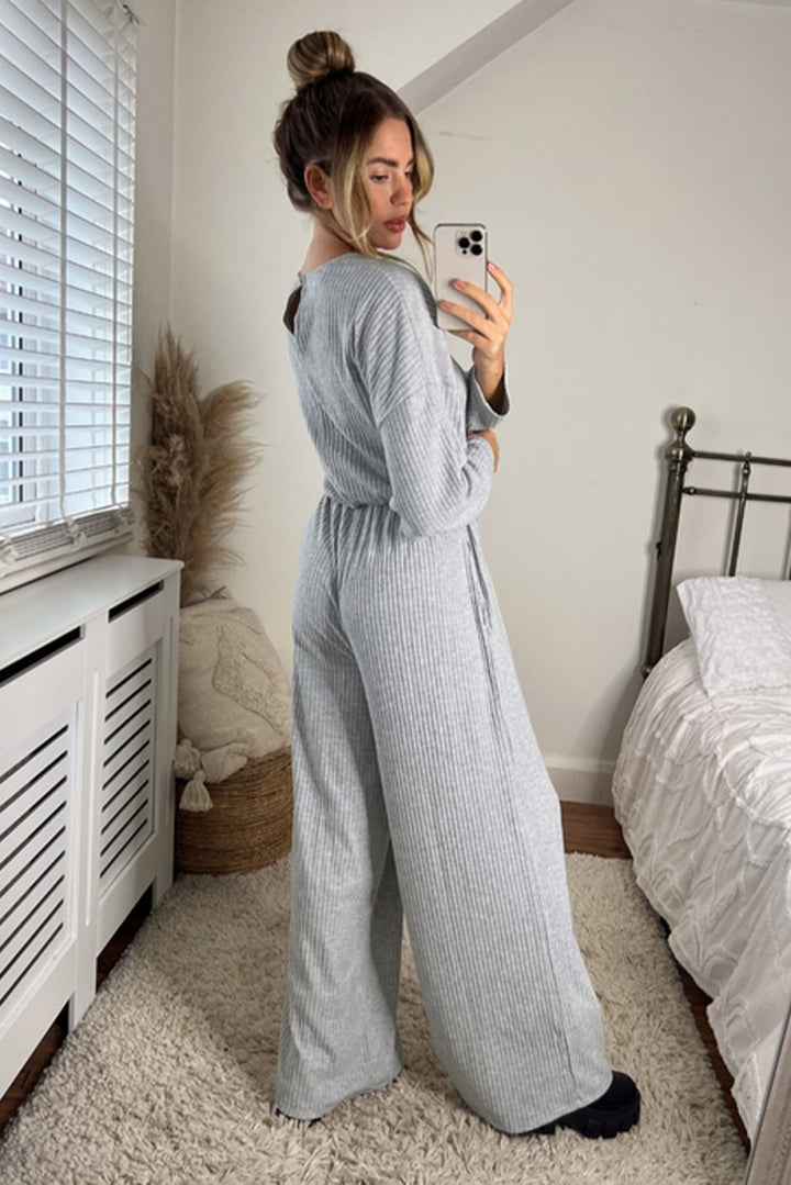 Ribbed Knit Jumpsuit