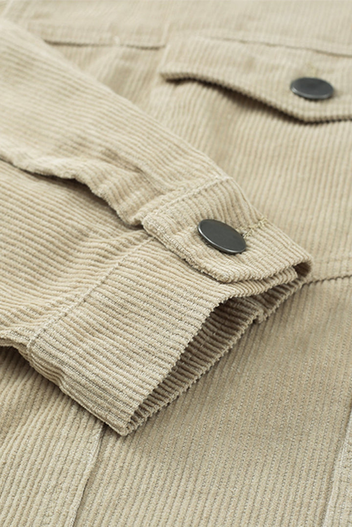 Corduroy Buttoned Jacket