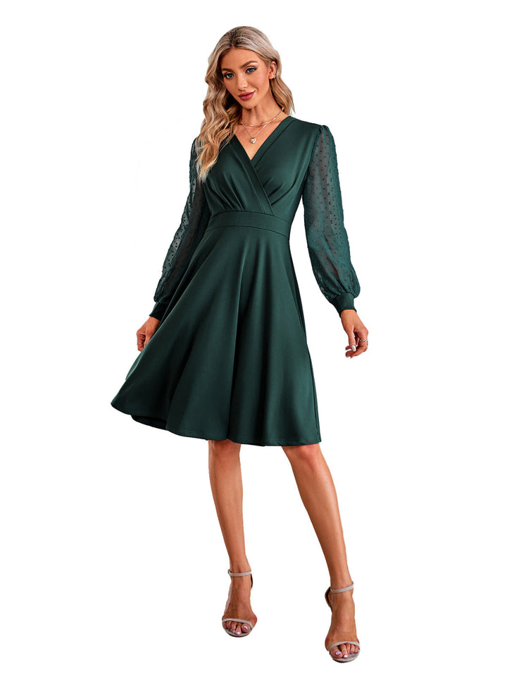 Swiss Dot Dress - Mini Dress