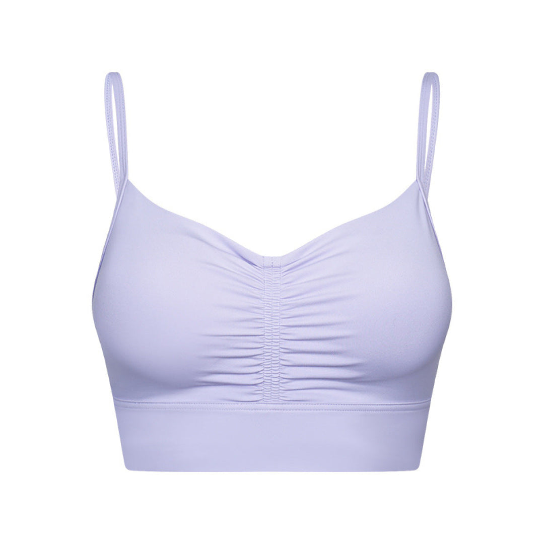 Active Gathering Cut Out Bralettes