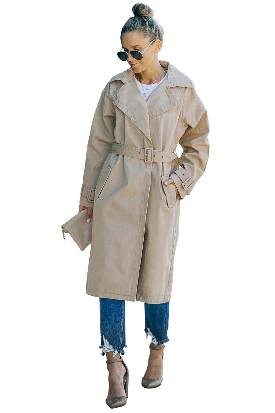 Runway Long Trench Coat