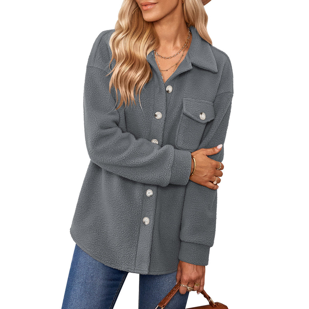 Collared Sherpa Fleece Jacket
