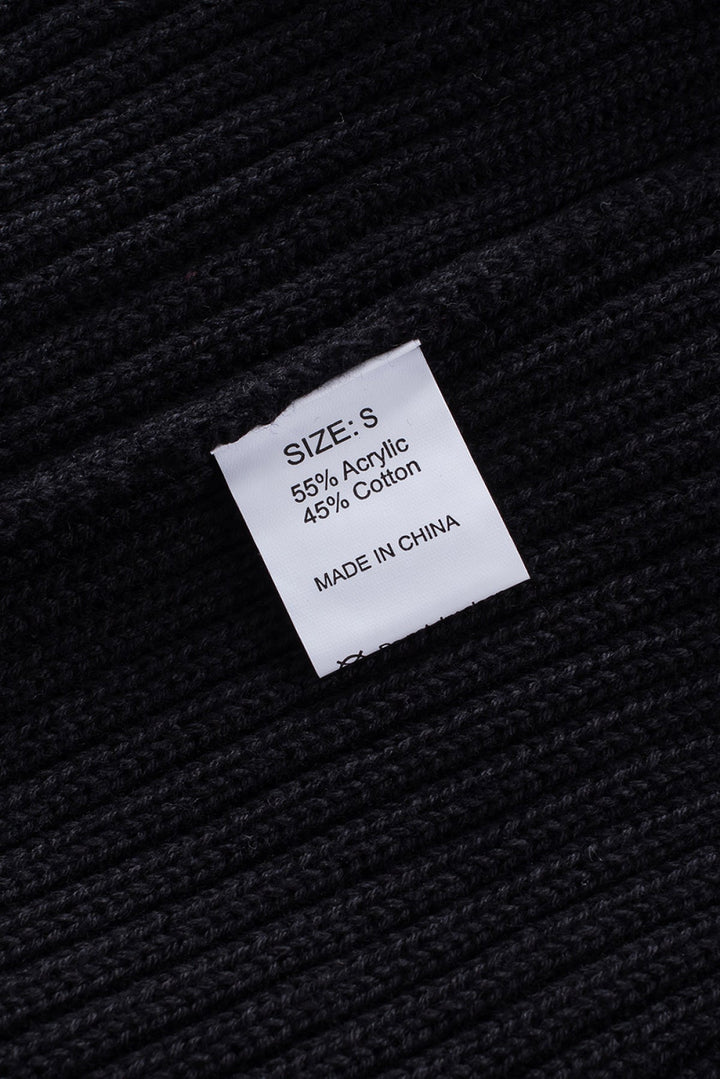 Square Neck Puffy Sleeve Sweater Dress