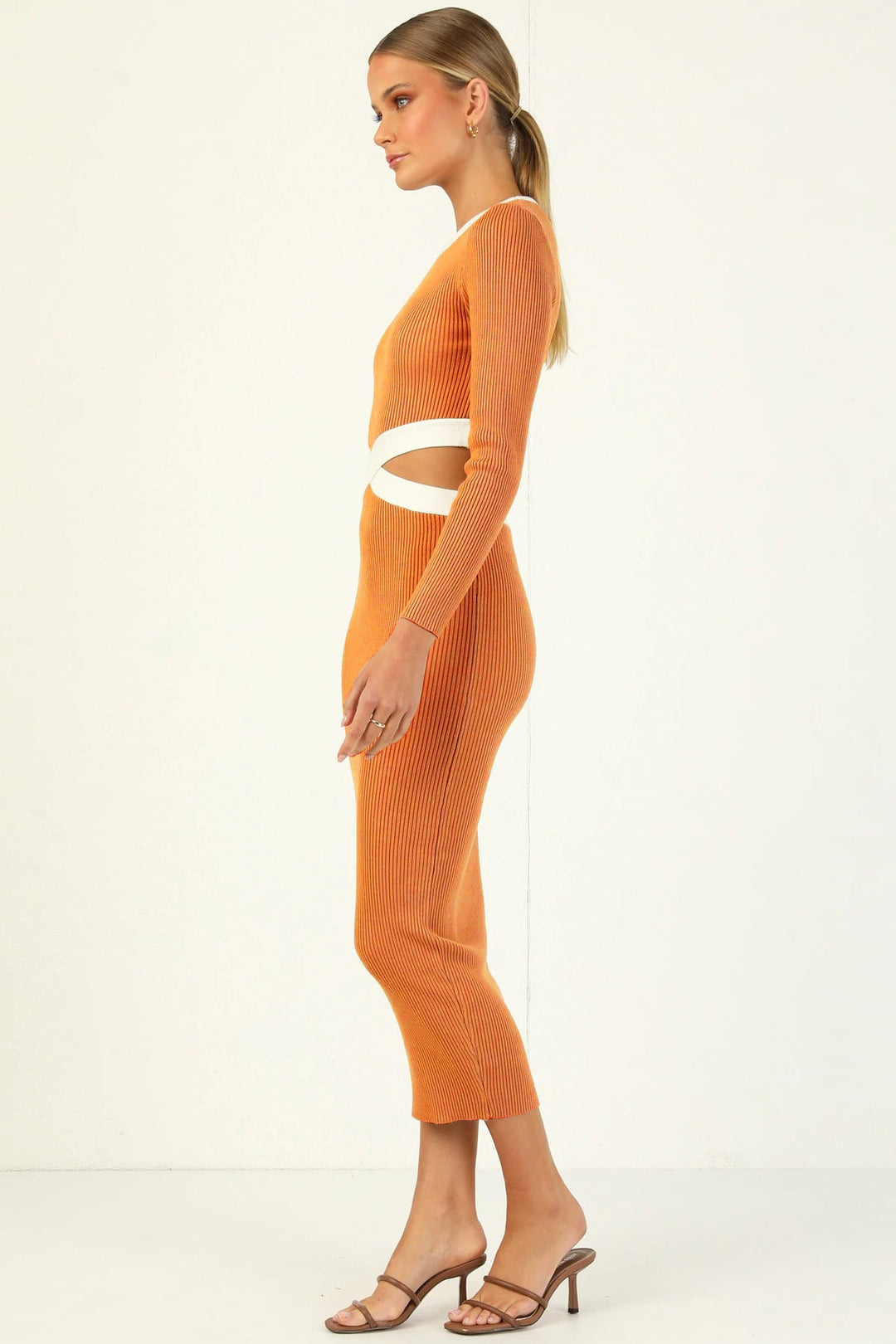 Colorblock Maxi Tube Dress