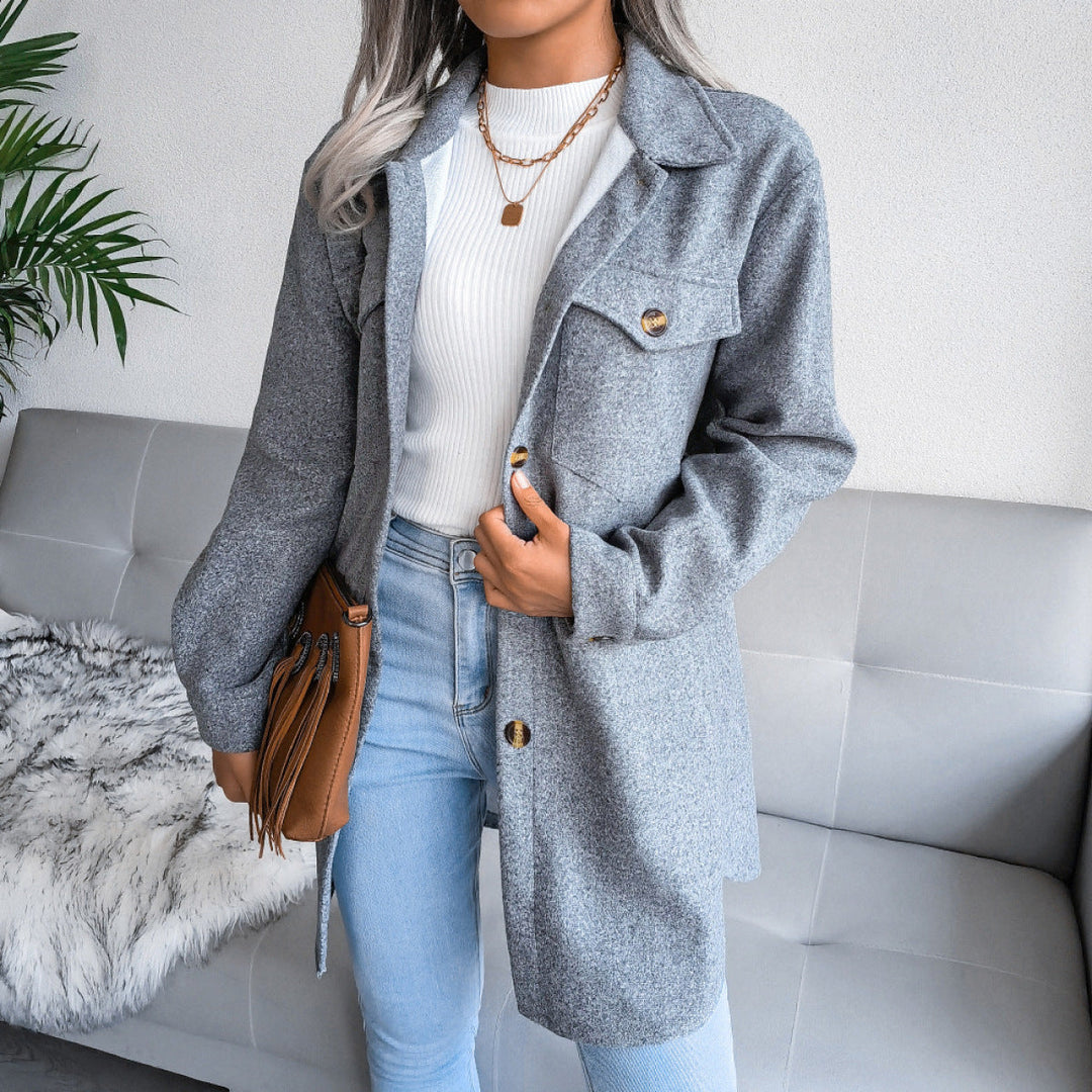 Casual Collared Coats