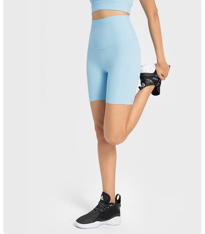 High Waist Butt-Lifting Bike Shorts - Sports Wear