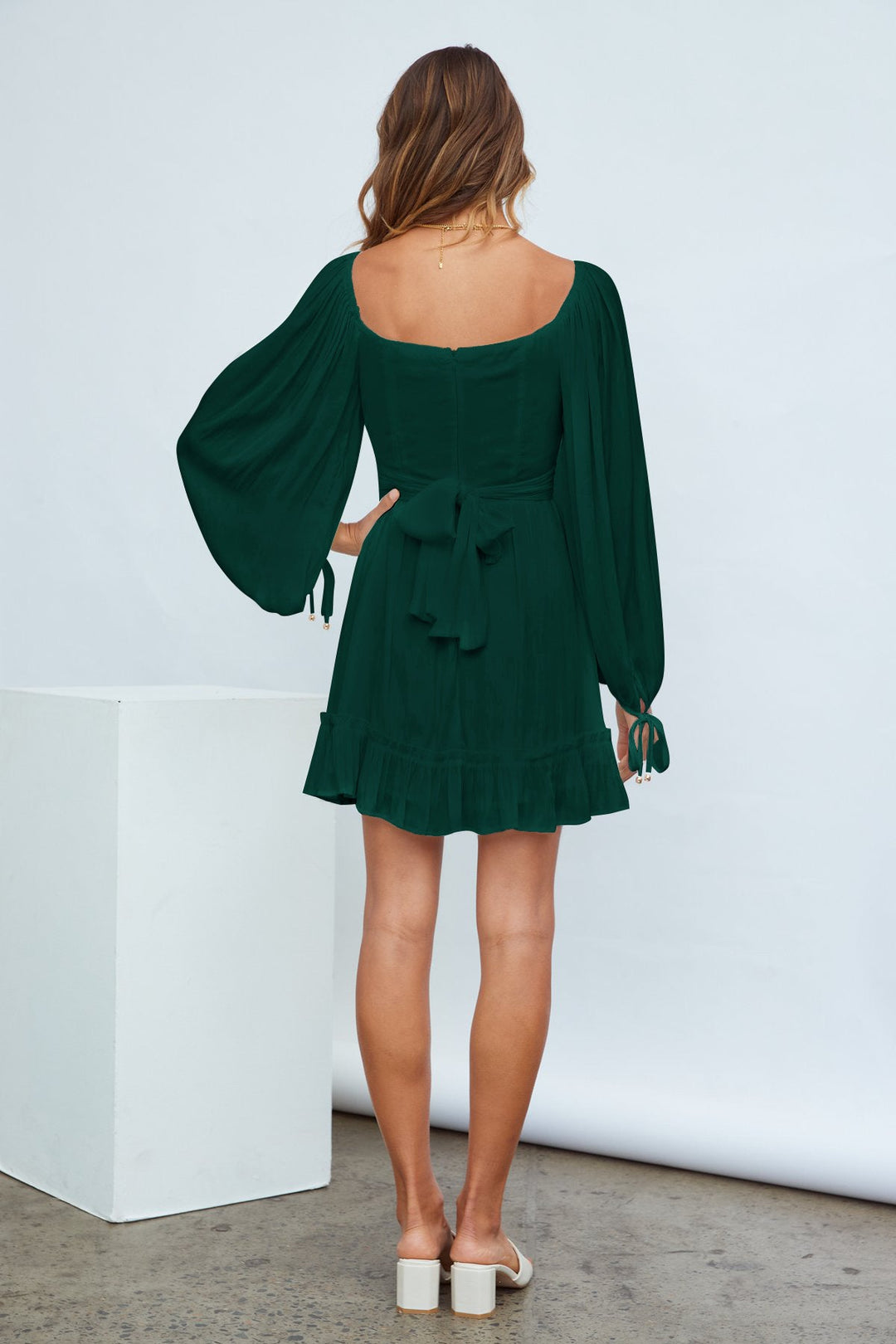 Ruffle Hem A-line Dress