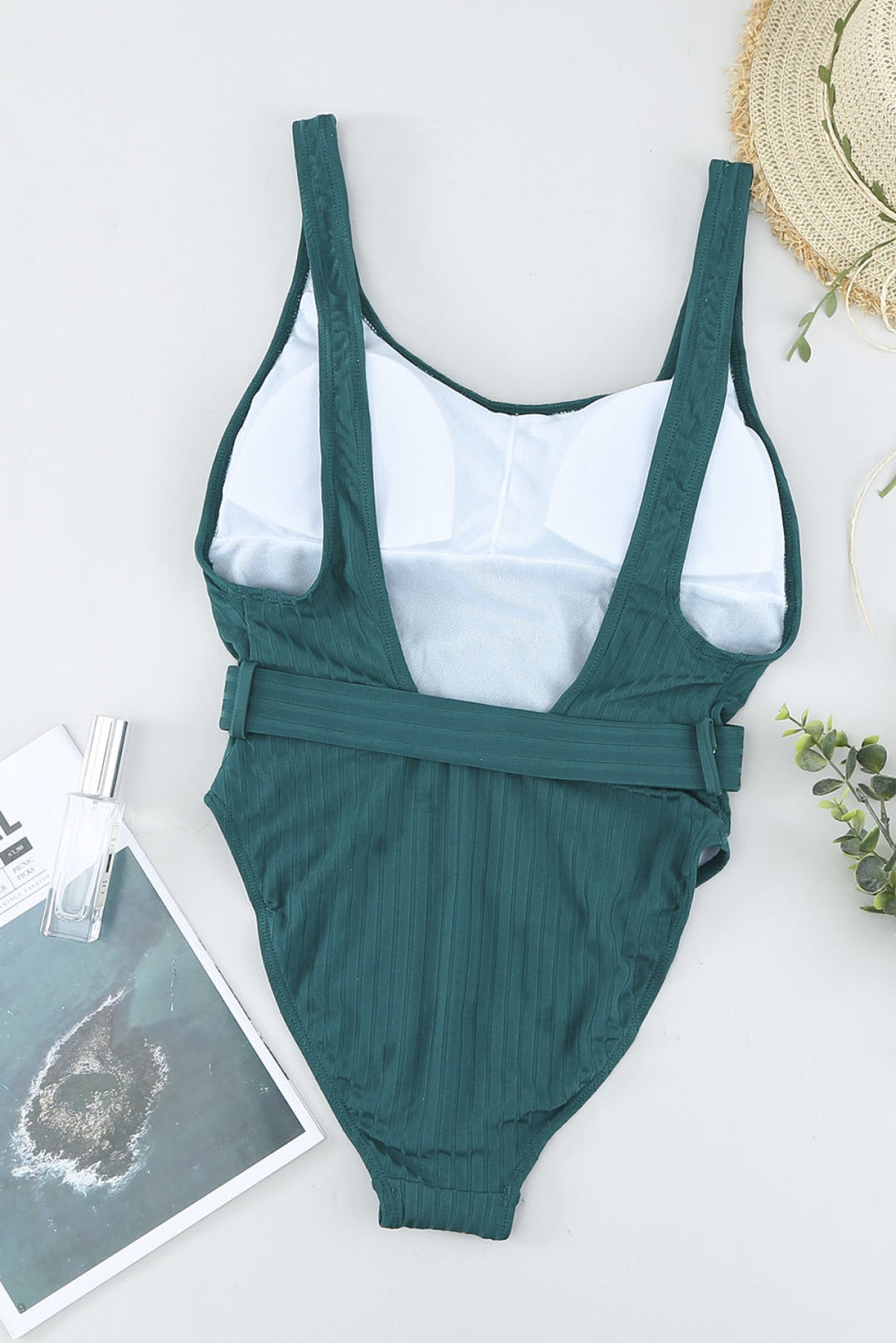 Ribbed One-piece Swimsuit