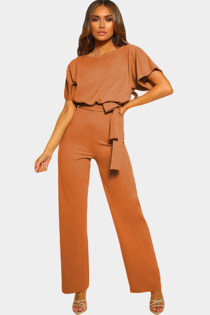 Glam Wide Leg Jumpsuit