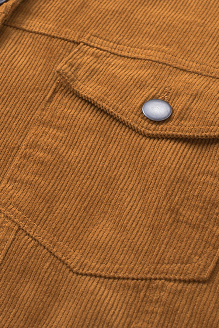 Corduroy Buttoned Jacket