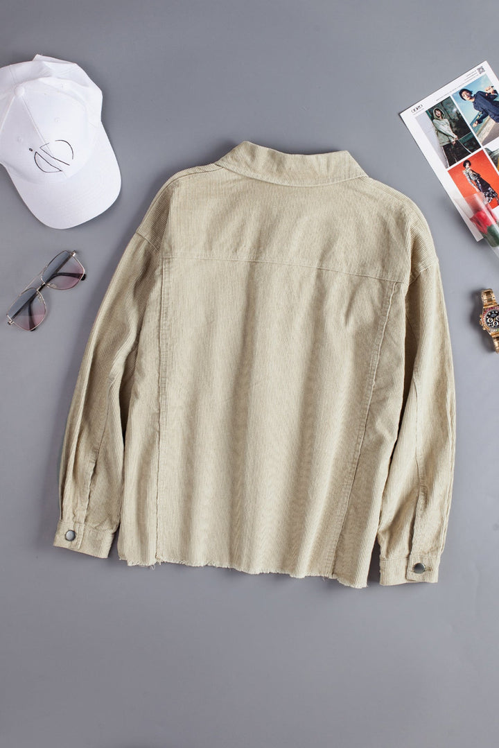 Corduroy Buttoned Jacket