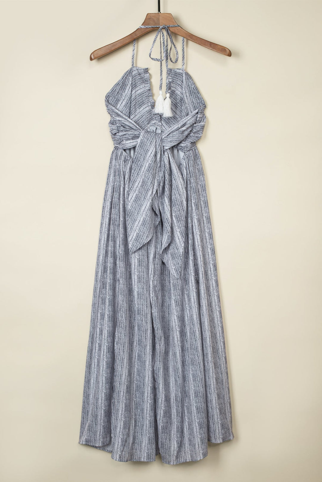 Halter Backless Maxi Dress