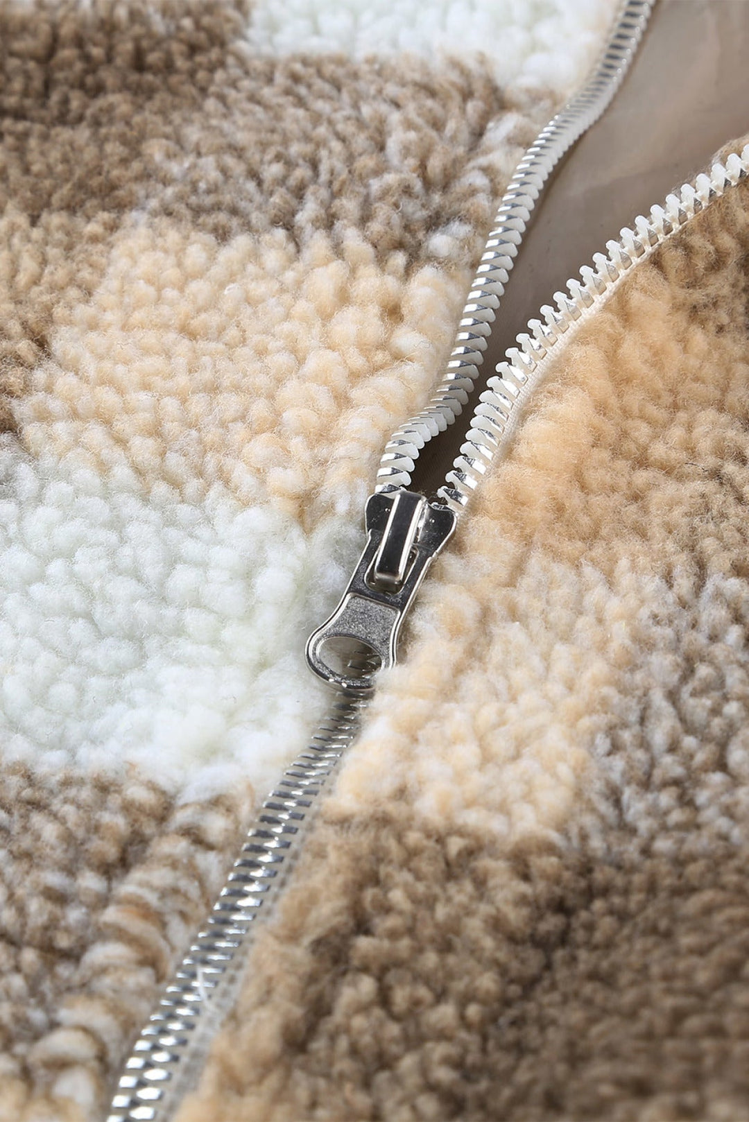 Leopard Print Sherpa Jacket Coat