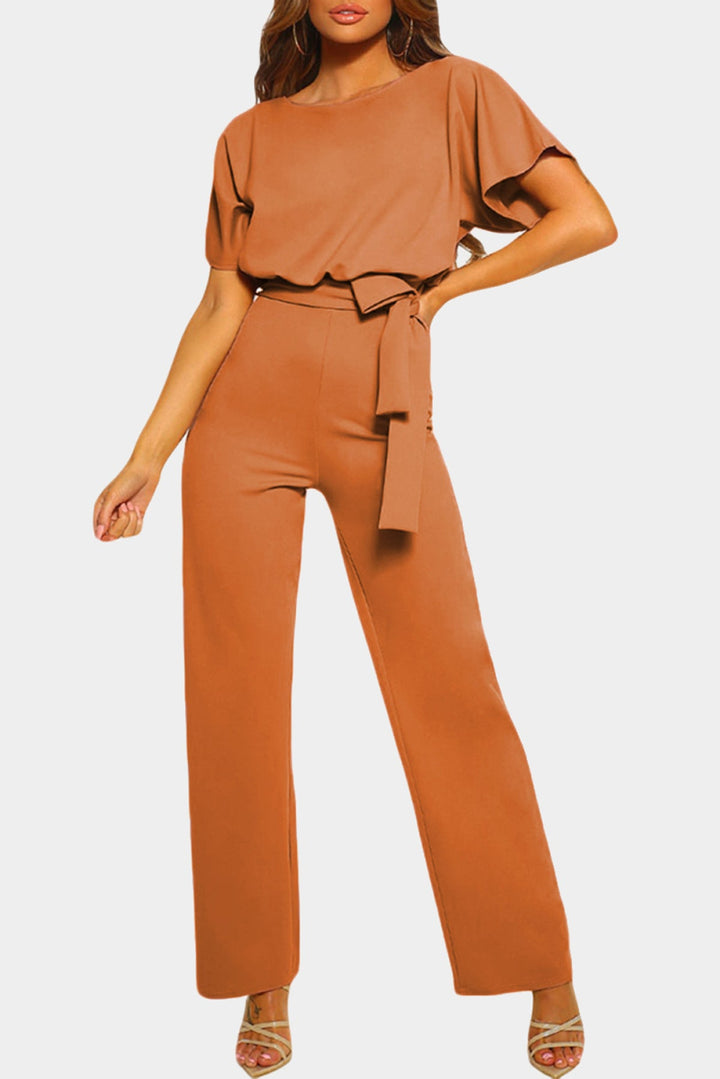 Glam Wide Leg Jumpsuit