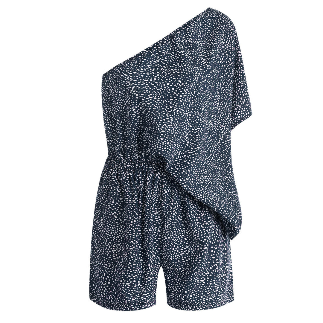 Flare Sleeve Leopard Jumpsuit