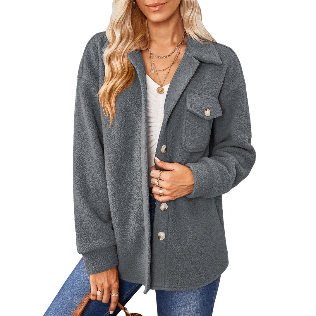 Collared Sherpa Fleece Jacket