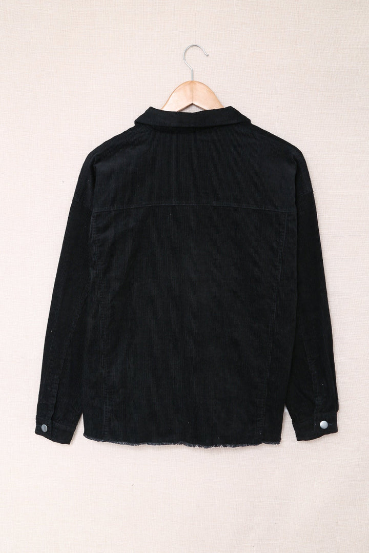 Corduroy Buttoned Jacket