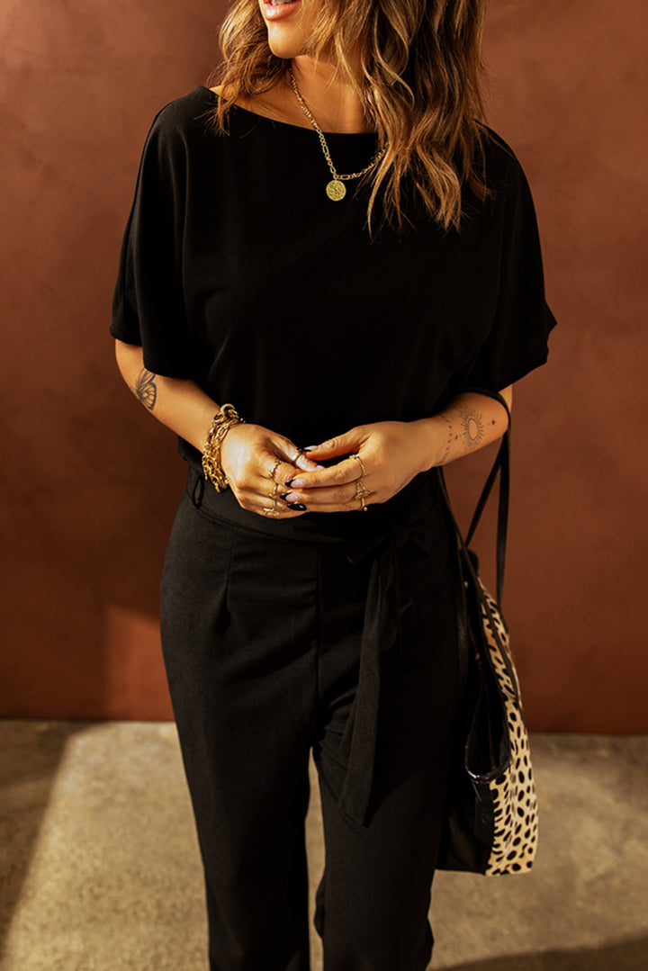 Glam Wide Leg Jumpsuit
