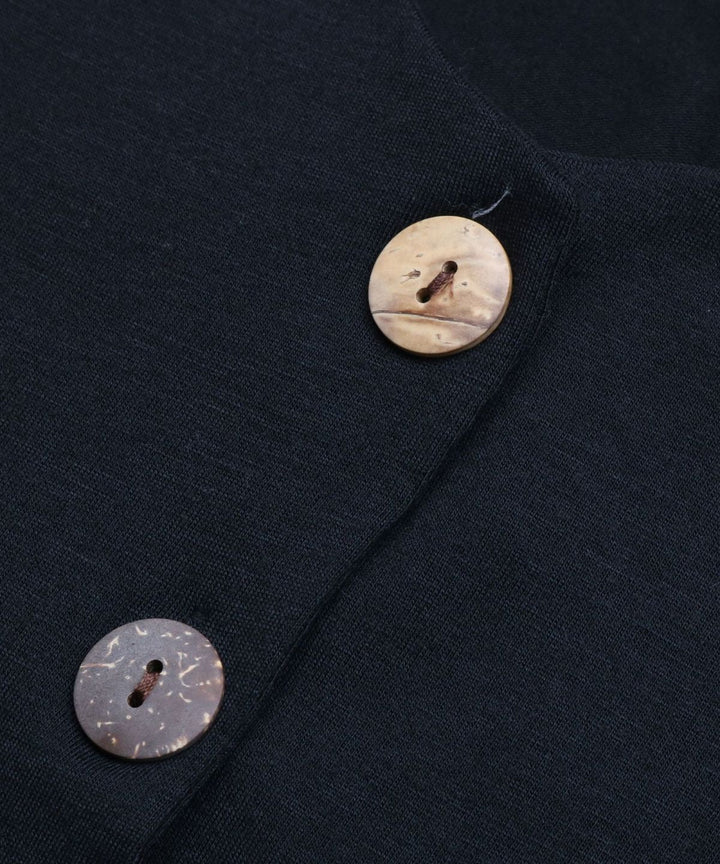 Casual Botton Down Long-Sleeved Jumpsuit
