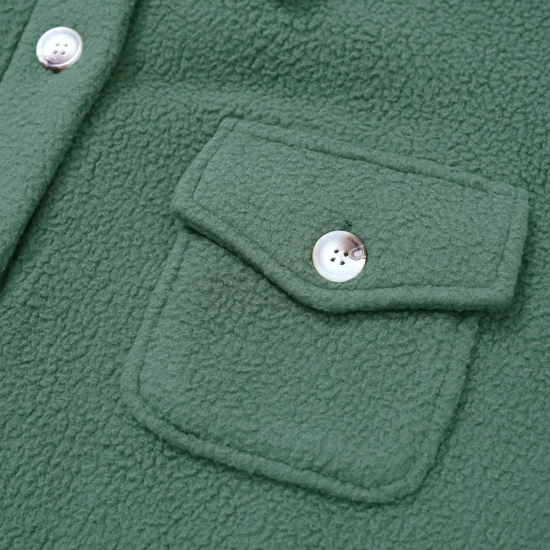 Collared Sherpa Fleece Jacket