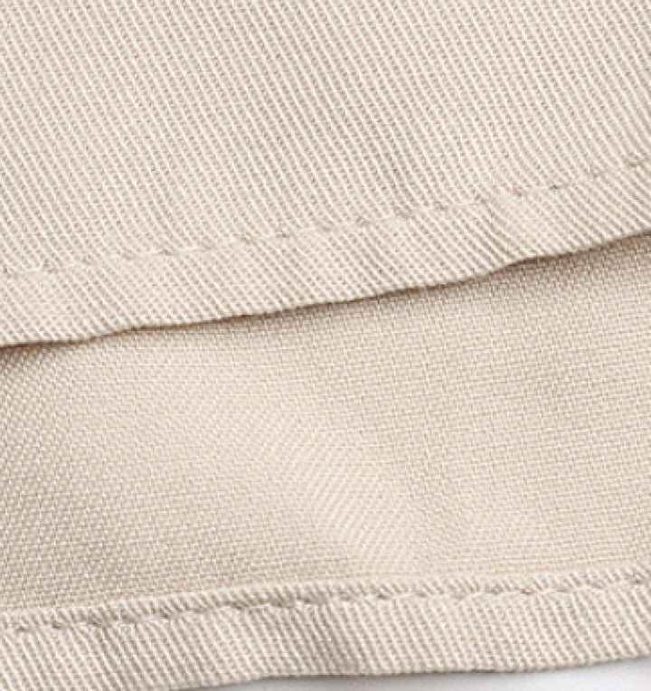 Solid Notched Buttoned Tiered Maxi Dress