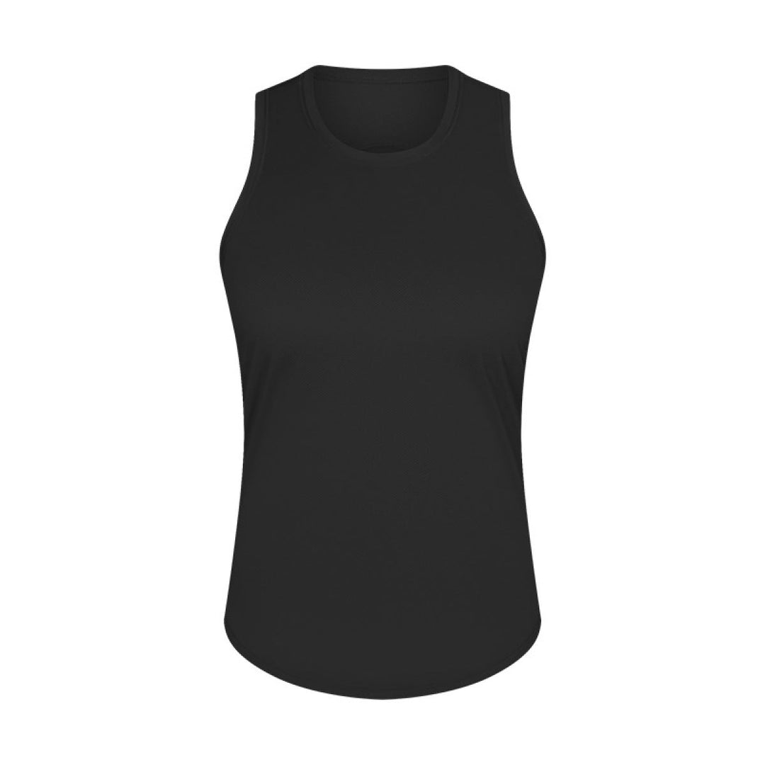 Round Neck Reflective Stripe Active Vest