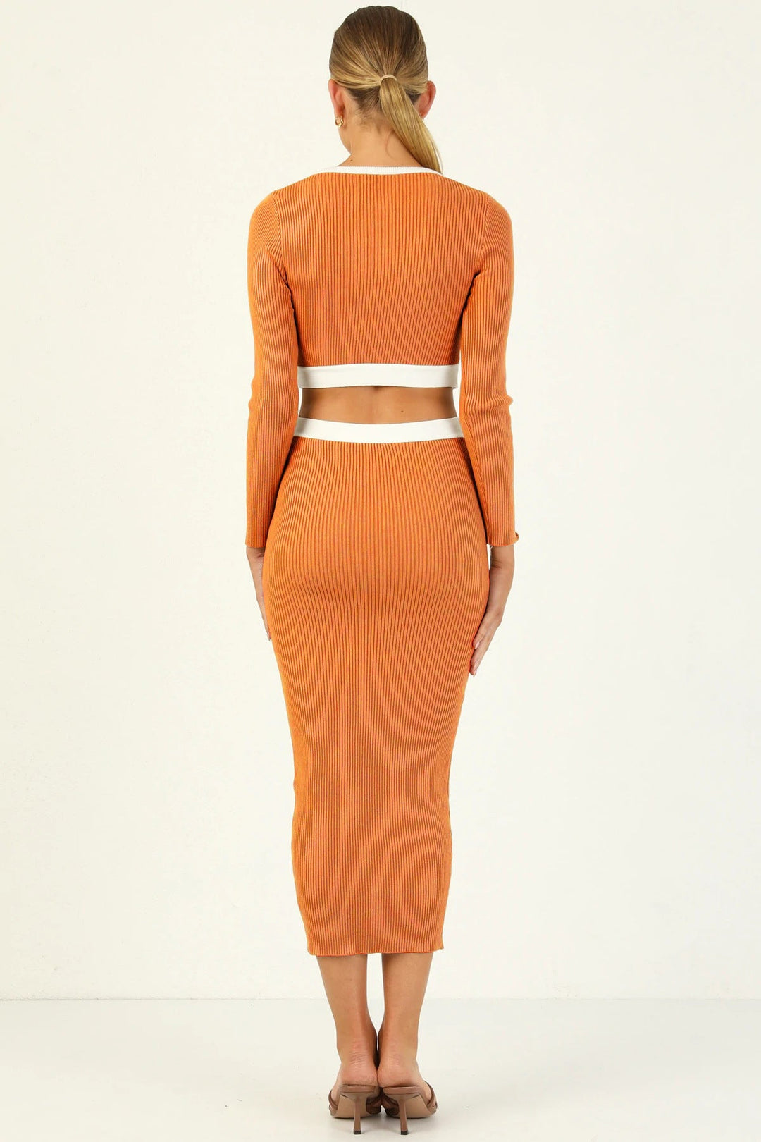 Colorblock Maxi Tube Dress