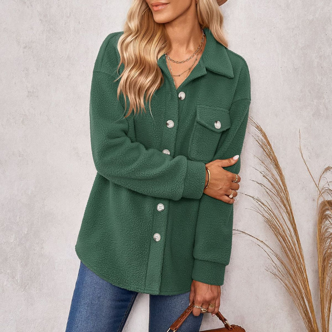 Collared Sherpa Fleece Jacket