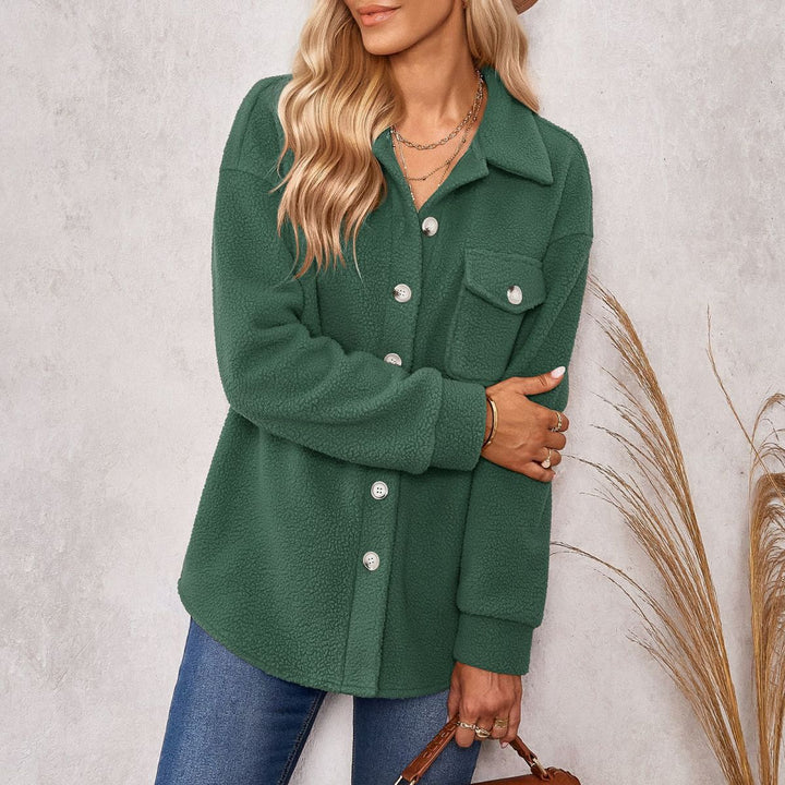 Collared Sherpa Fleece Jacket