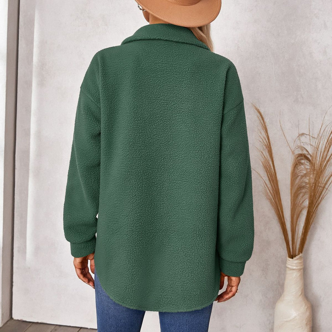 Collared Sherpa Fleece Jacket