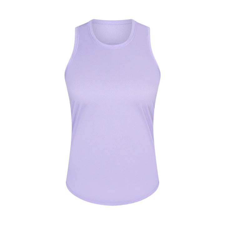 Round Neck Reflective Stripe Active Vest