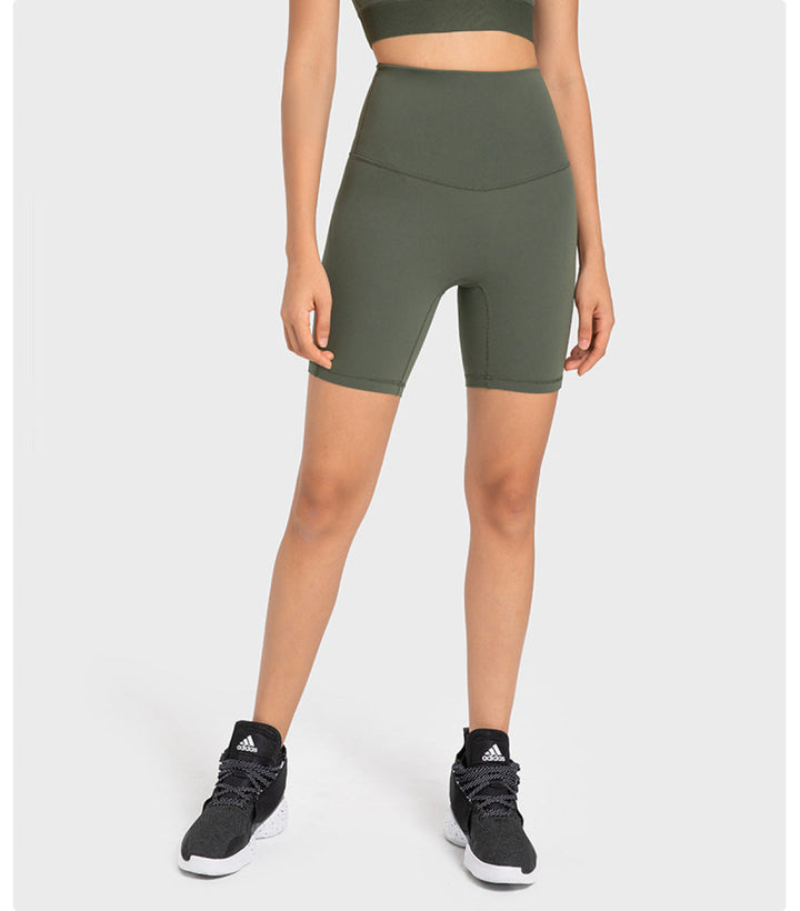 High Waist Butt-Lifting Bike Shorts - Sports Wear