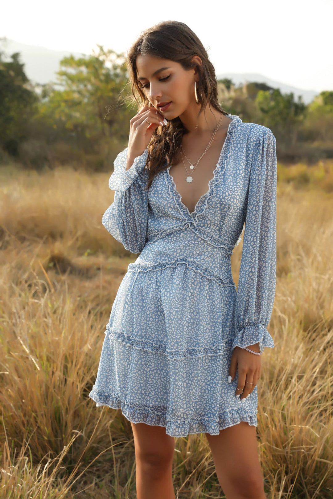 Floral Out Tiered Dress