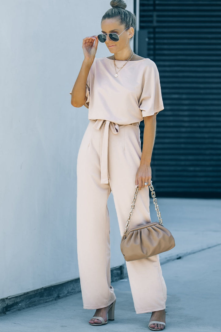 Glam Wide Leg Jumpsuit